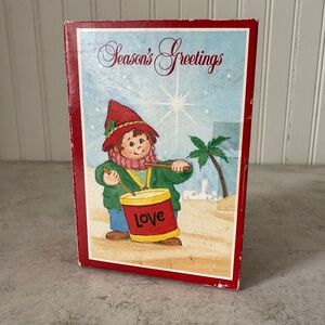 Jasco 1960’s VTG Season's Greetings Drummer Boy Christmas Candle Box No. 225